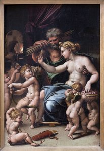 Venus und Vulkan von Giulio Romano