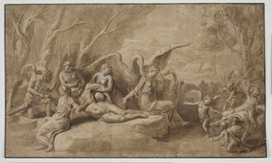 Venus trauert um den Tod von Adonis
