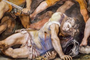 Kampf zwischen Horatiern und Kuriatiern (Detail) von Giuseppe (1568 1640) Cesari