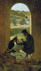 Der Maler Stanislao Pointeau, ca. 1863