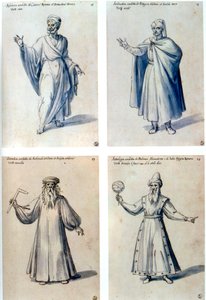 Kostümentwurf für klassische Figuren, 16. Jahrhundert von Giuseppe Arcimboldi