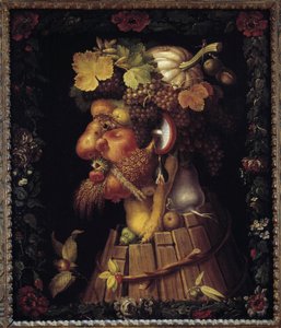 Herbst. Allegorie über die Jahreszeiten. Gemälde von Giuseppe Arcimboldo (1527-1593). Louvre Museum von Giuseppe Arcimboldo