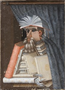 Der Bibliothekar von Giuseppe Arcimboldo