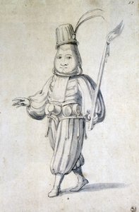 Entwurf für ein Kochkostüm von Giuseppe Arcimboldo
