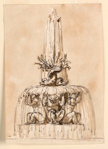 Entwurf für einen Brunnen