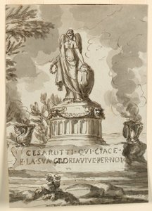 Grabdenkmal für Melchiore Cesarotti, Professor in Padua von Giuseppe Barberi