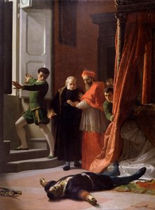 Tod des Herzogs von Florenz Alessandro de Medici, getötet von Lorenzino de Medici