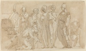 Coriolan vor den Frauen Roms