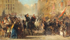 Einzug von Napoleon III. und Viktor Emanuel II. in Mailand, 8. Juni 1859