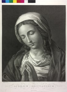 Betende Madonna von Giuseppe Bortignoni