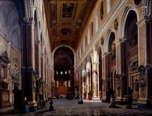 Innenraum der Kathedrale von Neapel