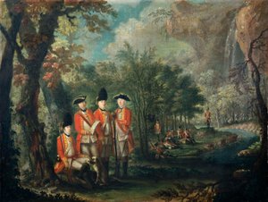 Das 25. Regiment zu Fuß in Menorca, ca. 1771 von Giuseppe Chiesa