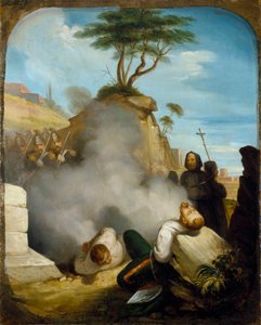 Risorgimento: Brüder Bandiera (Attilio und Emilio) Erschießungen am 25. Juli von Giuseppe Costa