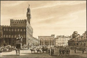 Piazza Signoria von Giuseppe Gherardi