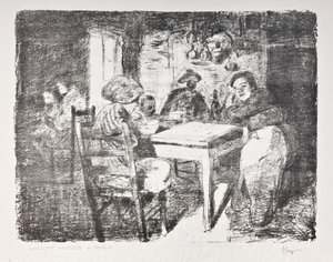 Am Tisch, ca. 1907