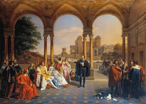Torquato Tasso am Hof des Hauses Este von Giuseppe Mancinelli