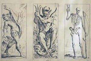 Tarotkarten aus dem 17. Jahrhundert von Giuseppe Maria Mitelli von Giuseppe Maria Mitelli