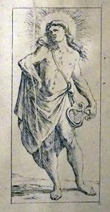 Tarotkarten aus dem 17. Jahrhundert von Giuseppe Maria Mitelli von Giuseppe Maria Mitelli