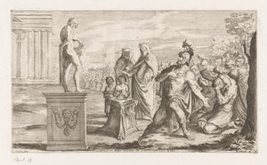 Aeneas opfert Apollo von Giuseppe Maria Mitelli