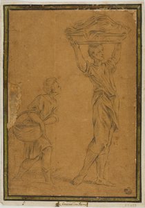 Zwei Jungen mit Körben von Giuseppe Maria Mitelli