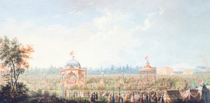 Rennen in Cascine von Giuseppe Maria Terreni