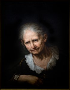 Alte Frau im Gebet von Giuseppe Nogari