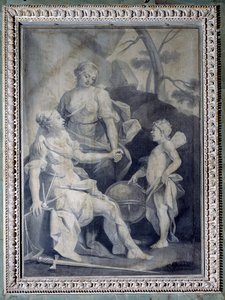 Genius der Nation mit Gerechtigkeit und Frieden von Giuseppe Paganelli