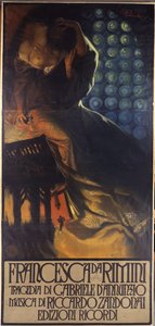 Francesca da Rimini komponiert von Riccardo Zandonai und geschrieben von Gabriele D