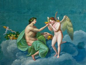 Bacchus und Amor, ca. 1830