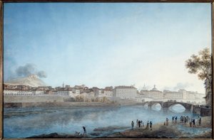 Einzug von General Napoleon Bonaparte (1769-1821) in Nizza, erstes Hauptquartier der Franzosen am 28. März 1796 Aquarell von Giuseppe Pietro Bagetti (1764-1831) 1796