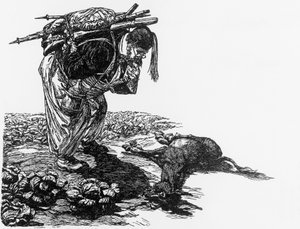 Tartarin und ein Gebet für Tartarin in den Alpen von Alphonse Daudet, Mailand von Giuseppe Porcheddu