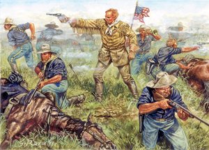 Indianerkriege zwischen Sioux und Cheyenne-Indianern und den Vereinigten Staaten: Die letzte Schlacht von George Armstrong Custer (1839-1876), amerikanischer Kavalleriegeneral, am 25. Juni in der Schlacht am Little Big Horn (Bighorn), Montana