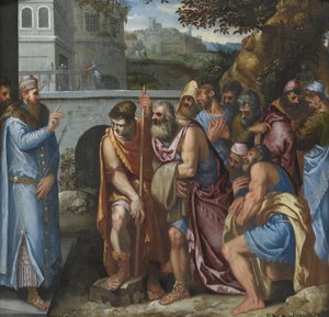 Joseph und seine Brüder von Giuseppe della Porta Salviati
