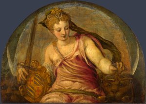 Gerechtigkeit von Giuseppe della Porta Salviati