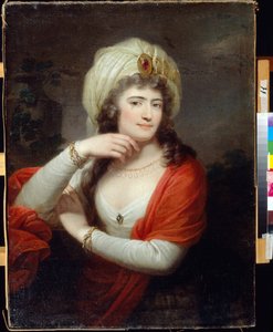 Porträt von Alexandra Branicka (geb. Engelhardt) von Giuseppe or Josef Grassi