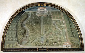 Villa di Pratolino von Giusto Utens (16. Jahrhundert)
