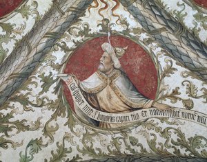 Der Prophet Baruch, aus der Loggia d"Annunciazione, 1451 von Giusto dAllamagna