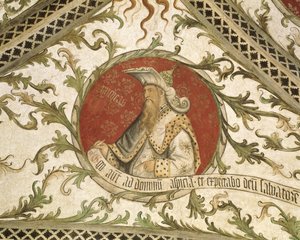 Der Prophet Micha, aus der Loggia d"Annunciazione, 1451 von Giusto dAllamagna