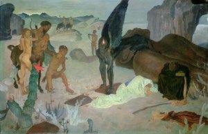 Ruhe auf der Flucht nach Ägypten, ca. 1922 von Glyn Warren Philpot