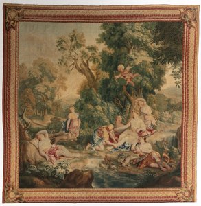 Dianas Rückkehr von der Jagd aus dem Set von Ovids Metamorphosen, 1704-1731 von Gobelins