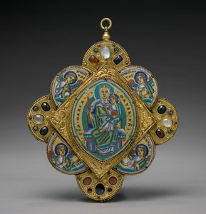 Anhänger mit der Jungfrau und dem Kind, ca. 1160-1170