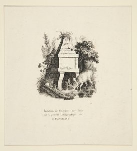 Hirsch trinkt von Godefroy Engelmann