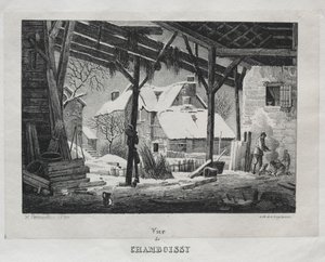 Ansicht von Chamboissy von Godefroy Engelmann