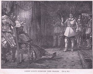 Interview von Cornet Joyce mit Karl I., 1647 n. Chr. von Godfrey C. Hindley