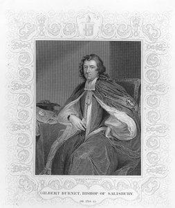 Gilbert Burnet, Bischof von Salisbury, graviert von H. Robinson von Godfrey Kneller