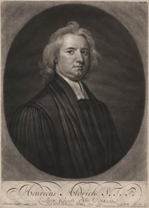 Henricus Aldrich, graviert von John Smith, 1696 von Godfrey Kneller
