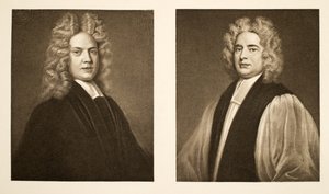 Links: Henry Sacheverell D.D. Rechts: Francis Atterbury, Bischof von Rochester, veröffentlicht 1902