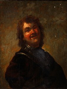 Rembrandt lachend, 1658 von Godfried Cornelisz Schalcken
