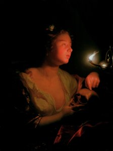 Maria Magdalena trauert von Godfried Schalcken