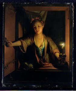 Ein Mädchen am Fenster von Godfried Schalken or Schalcken